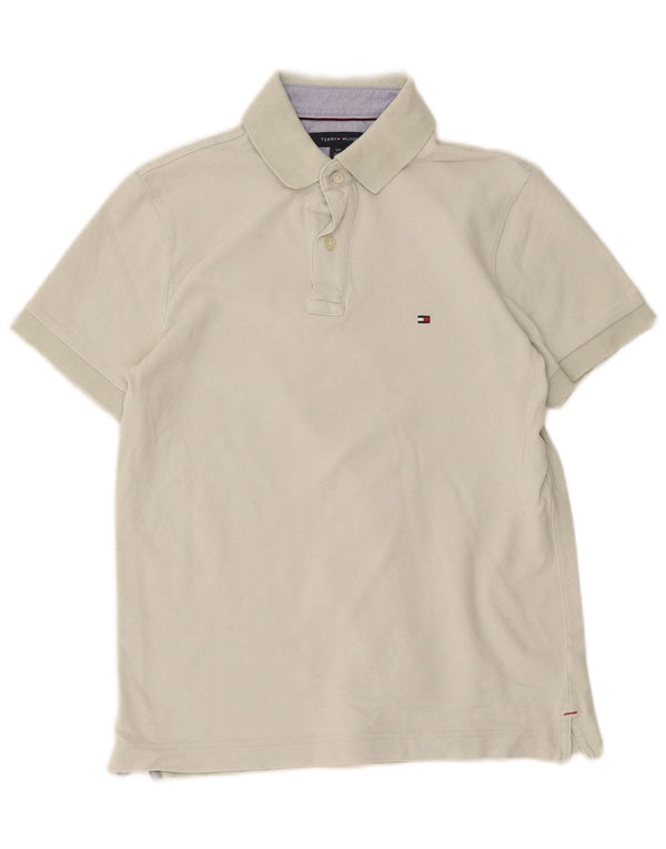 Tommy Hilfiger Mens Custom Fit Polo Shirt Small Green Cotton