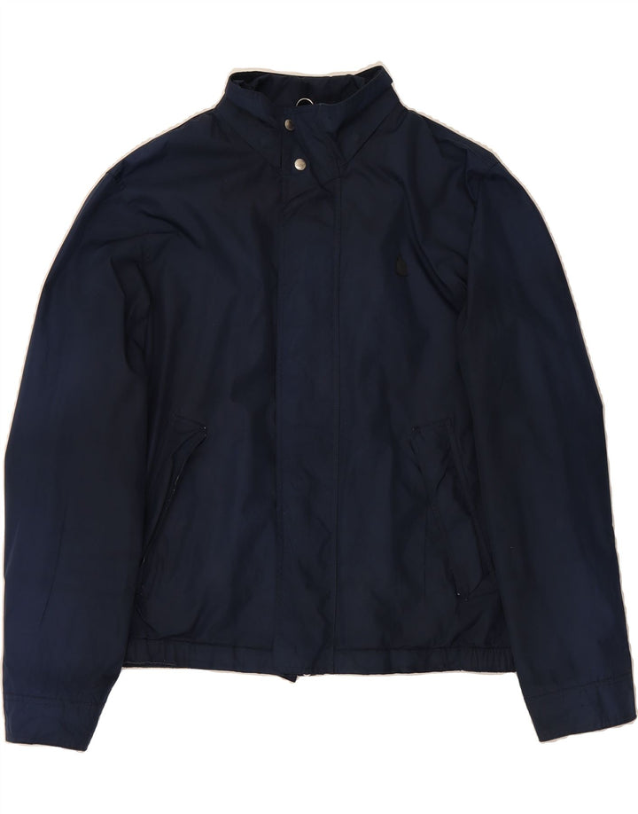 MARINA YACHTING Mens Bomber Jacket IT 54 2XL Navy Blue Polyester Vintage Marina Yachting and Second-Hand Marina Yachting from Messina Hembry 