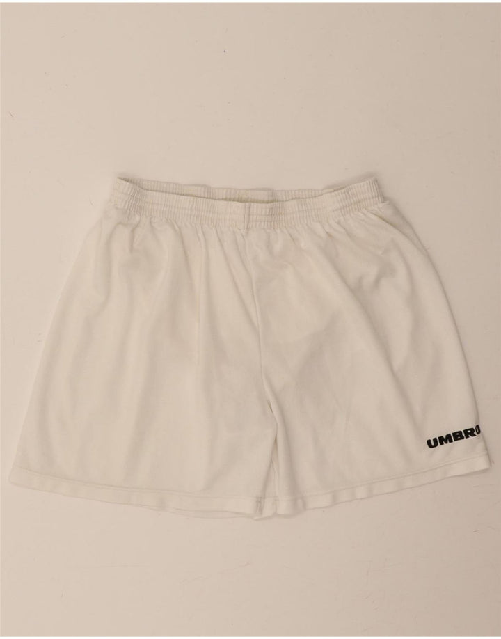UMBRO Mens Sport Shorts XL  White Polyester Vintage Umbro and Second-Hand Umbro from Messina Hembry 