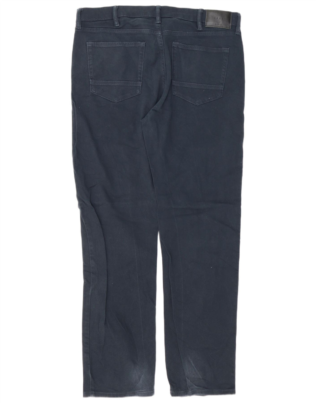 Marks & Spencer Mens Straight Jeans W36 L33 Navy Blue Cotton