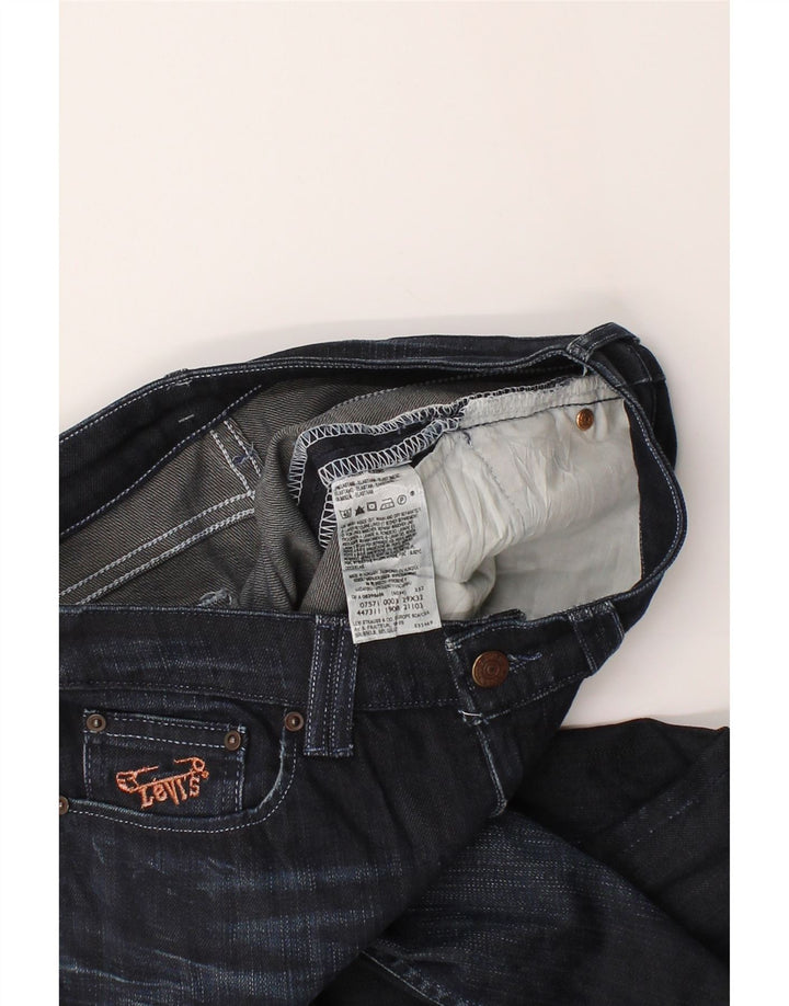LEVI'S Womens Slim Jeans W29 L32  Navy Blue Cotton Vintage Levi's and Second-Hand Levi's from Messina Hembry 