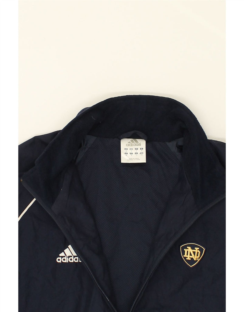 ADIDAS Mens Tracksuit Top Jacket Medium Navy Blue Polyester | Vintage Adidas | Thrift | Second-Hand Adidas | Used Clothing | Messina Hembry 