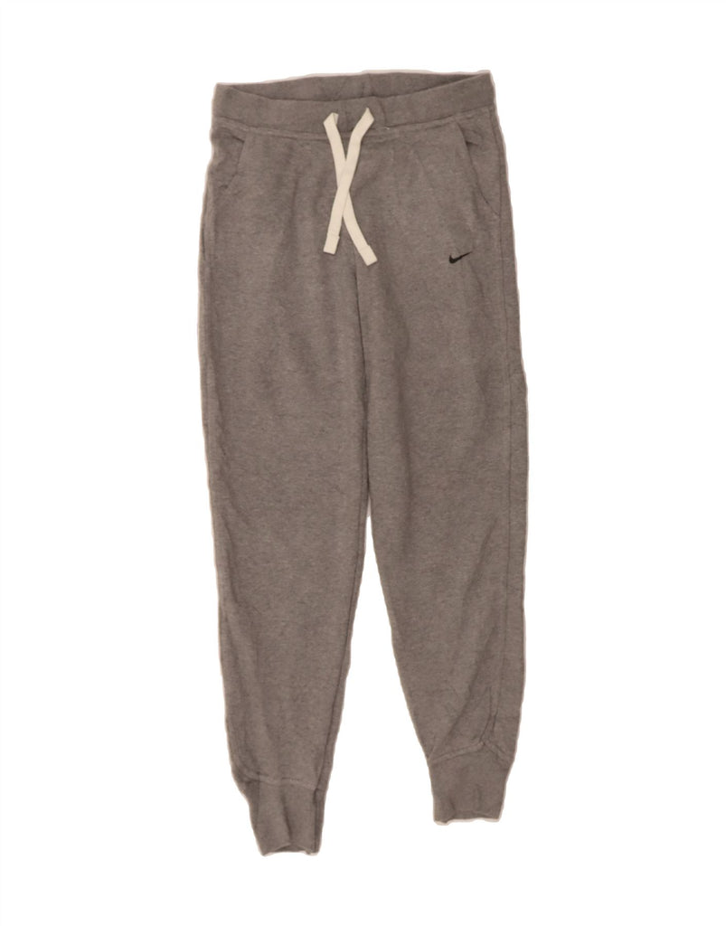 NIKE Womens Tracksuit Trousers Joggers UK 6 XS Grey Cotton Vintage Nike and Second-Hand Nike from Messina Hembry 