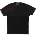FILA Mens Graphic T-Shirt Top Large Black Colourblock Cotton | Vintage Fila | Thrift | Second-Hand Fila | Used Clothing | Messina Hembry 