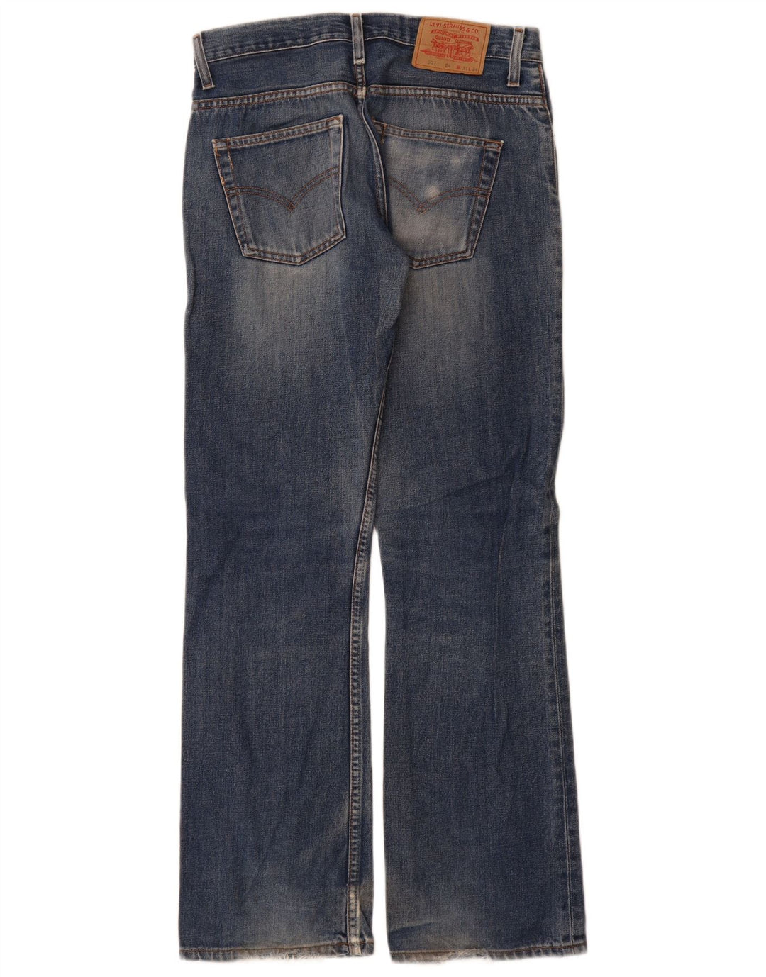 Levi's Mens 507 Bootcut Jeans W31 L34 Blue Cotton
