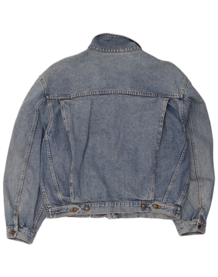 Wampum Womens Denim Jacket UK 16 Large Blue
