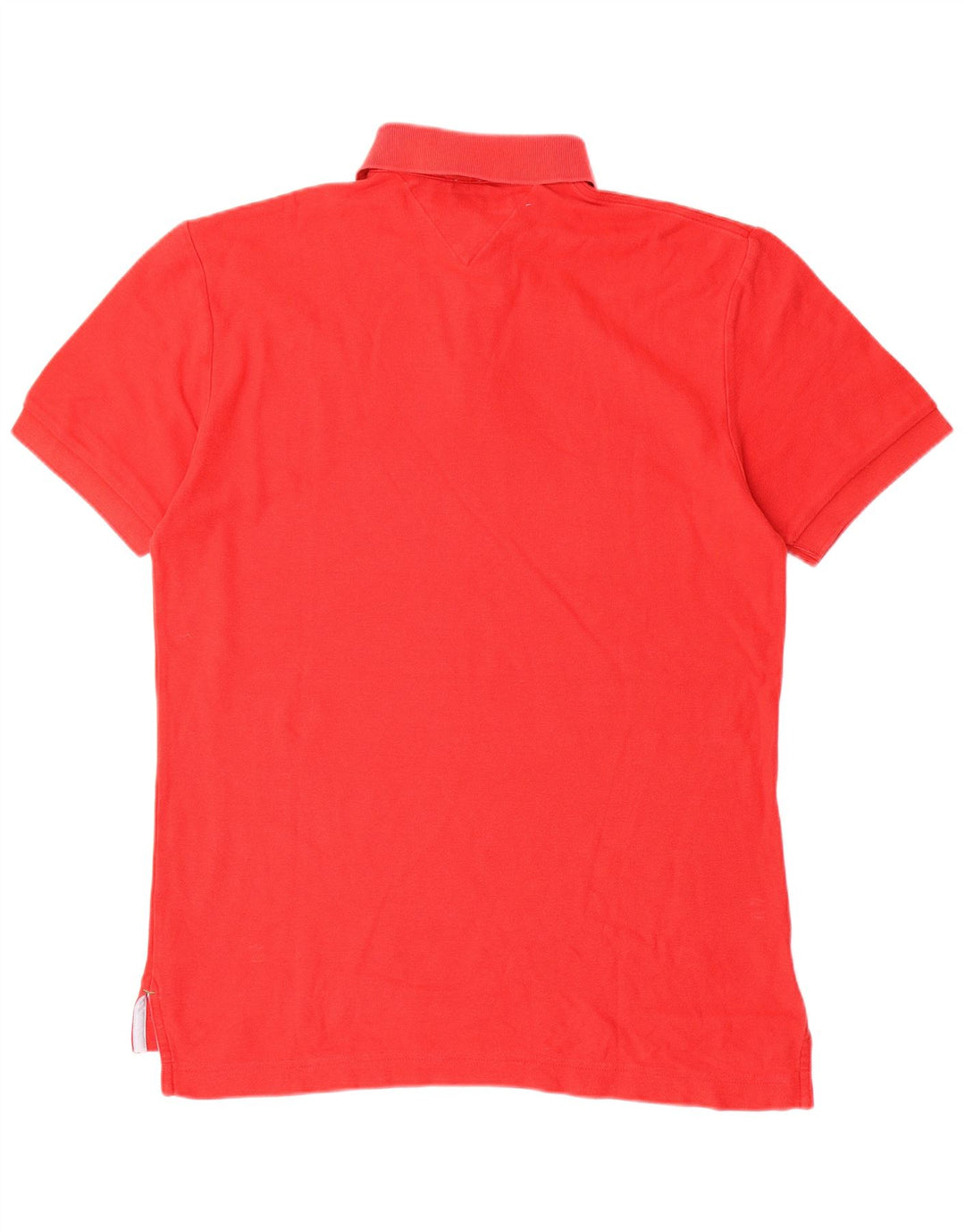 TOMMY HILFIGER Mens Polo Shirt Medium Red Cotton