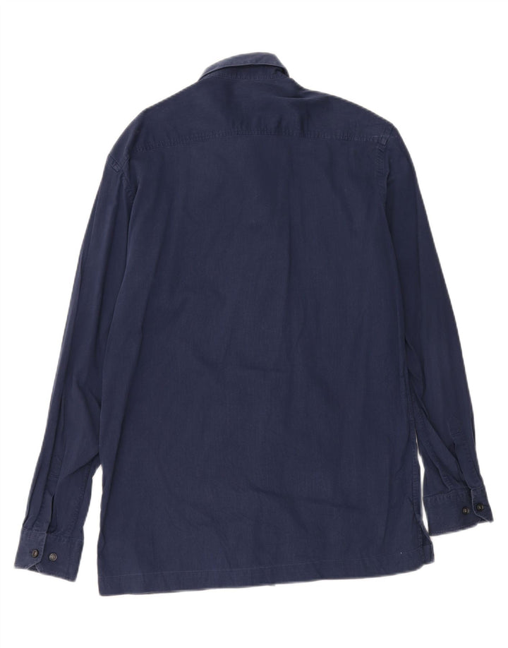 Hugo Boss Mens Shirt Medium Navy Blue