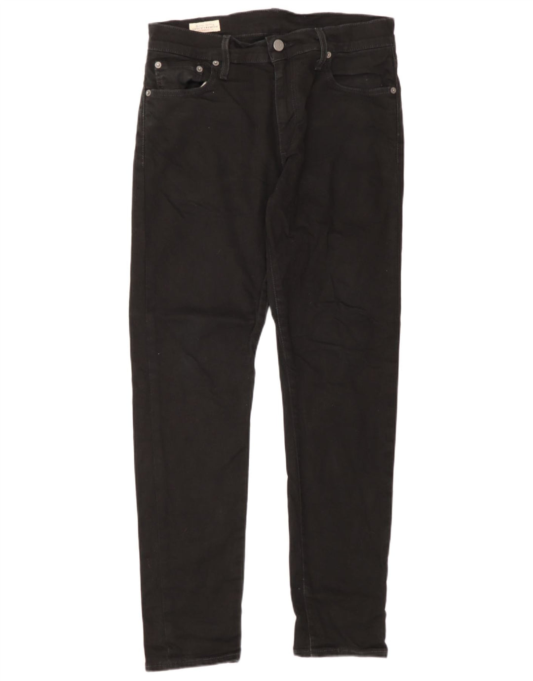 Levi's Mens Slim Jeans W30 L30 Black Cotton