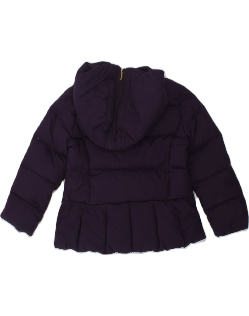 RALPH LAUREN Girls Hooded Padded Jacket 4-5 Years Purple Polyester | Vintage Ralph Lauren | Thrift | Second-Hand Ralph Lauren | Used Clothing | Messina Hembry 