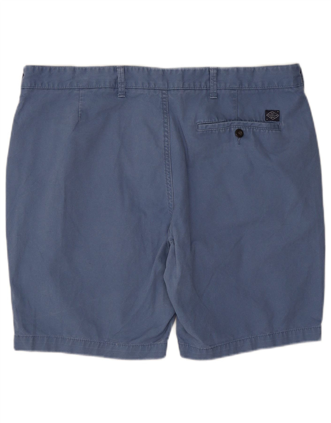Marks & Spencer Mens Chino Shorts W38 XL Blue Cotton