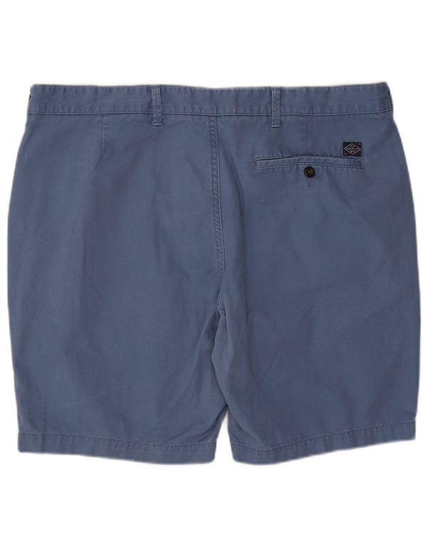 Marks & Spencer Mens Chino Shorts W38 XL Blue Cotton