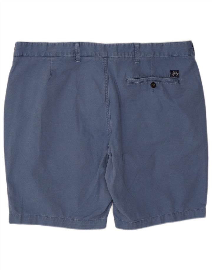 Marks & Spencer Mens Chino Shorts W38 XL Blue Cotton