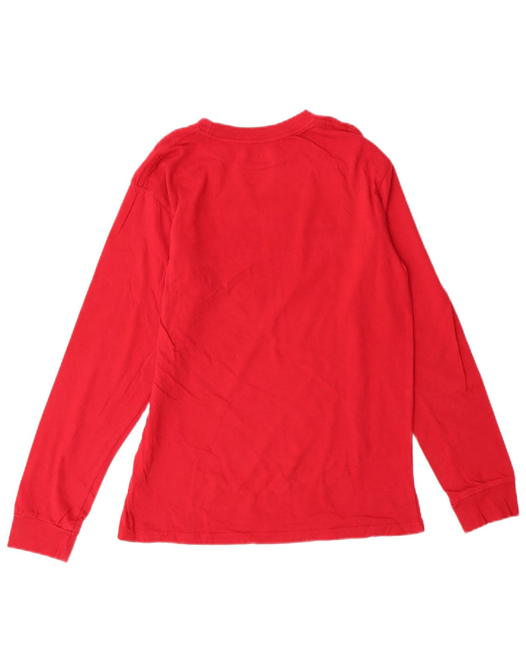 Vans Boys Graphic Top Long Sleeve 12-13 Years Large Red Cotton