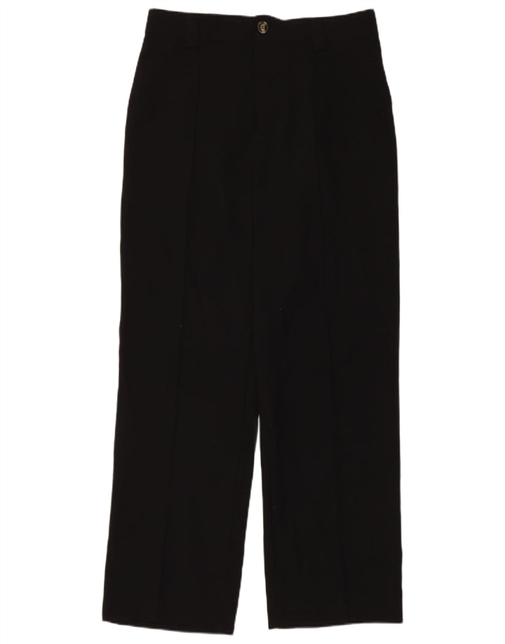 Zara Womens Pegged Chino Trousers Large W32 L32 Black Polyester