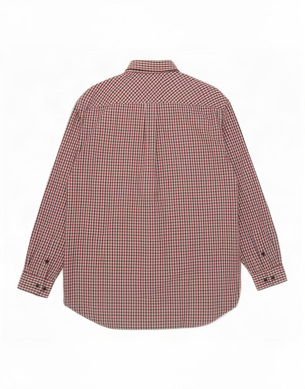 Tommy Hilfiger Mens Shirt XL Red Check