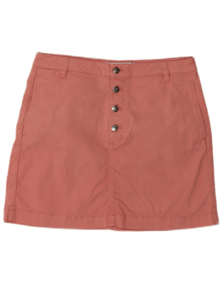 Calvin Klein Womens Mini Skirt Large W32 Pink Cotton