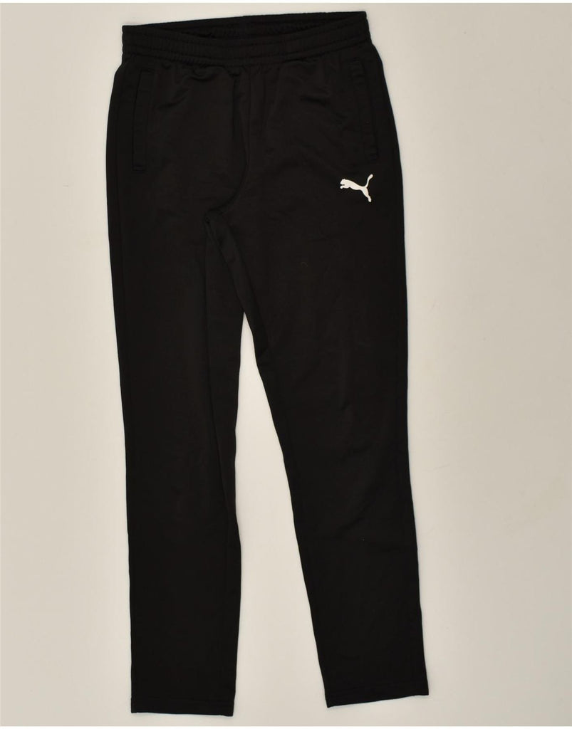 PUMA Boys Tracksuit Trousers 11-12 Years Large Black | Vintage Puma | Thrift | Second-Hand Puma | Used Clothing | Messina Hembry 