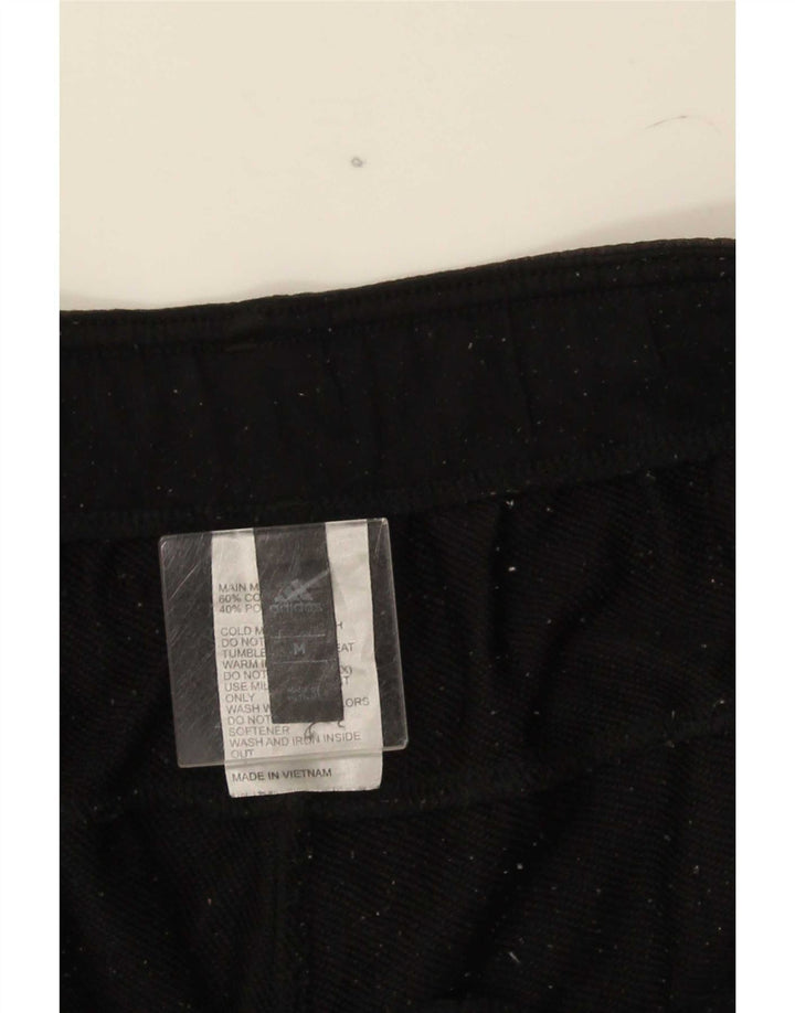 Adidas Mens Graphic Tracksuit Trousers Joggers Medium Black Cotton