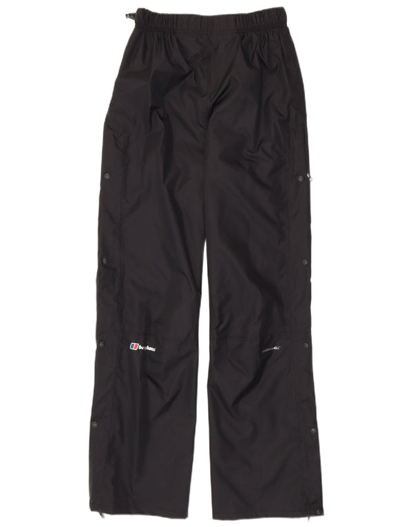 Berghaus Womens Waterproof Trousers UK 10 Small  Black Polyamide