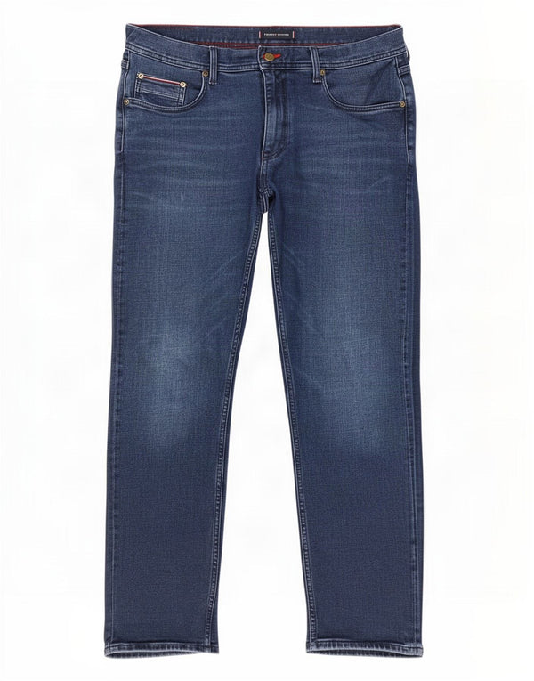 Tommy Hilfiger Mens Denton Straight Jeans W36 L30 Blue Cotton
