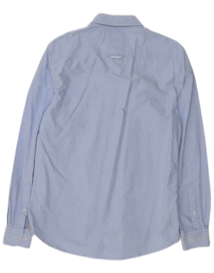 CREW CLOTHING Mens Slim Fit Shirt Medium Blue Cotton