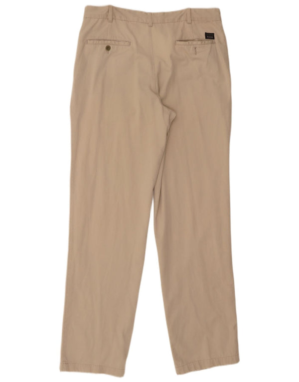 Mash Mens Pegged Chino Trousers IT 50 Large W34 L33 Beige Cotton