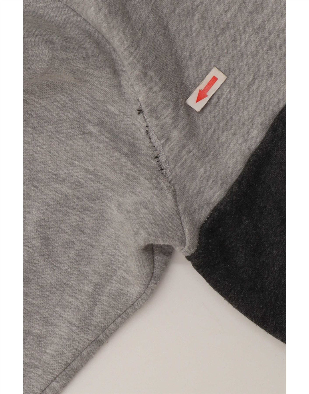 Fila Mens Sweatshirt Jumper Large Grey Colourblock Cotton