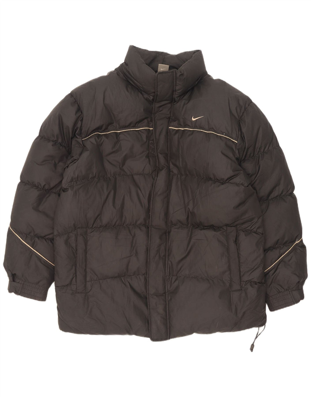 Nike Mens Padded Jacket UK 42 XL Black Polyester