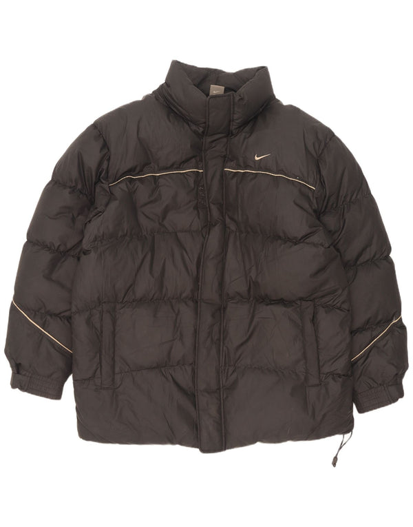 Nike Mens Padded Jacket UK 42 XL Black Polyester