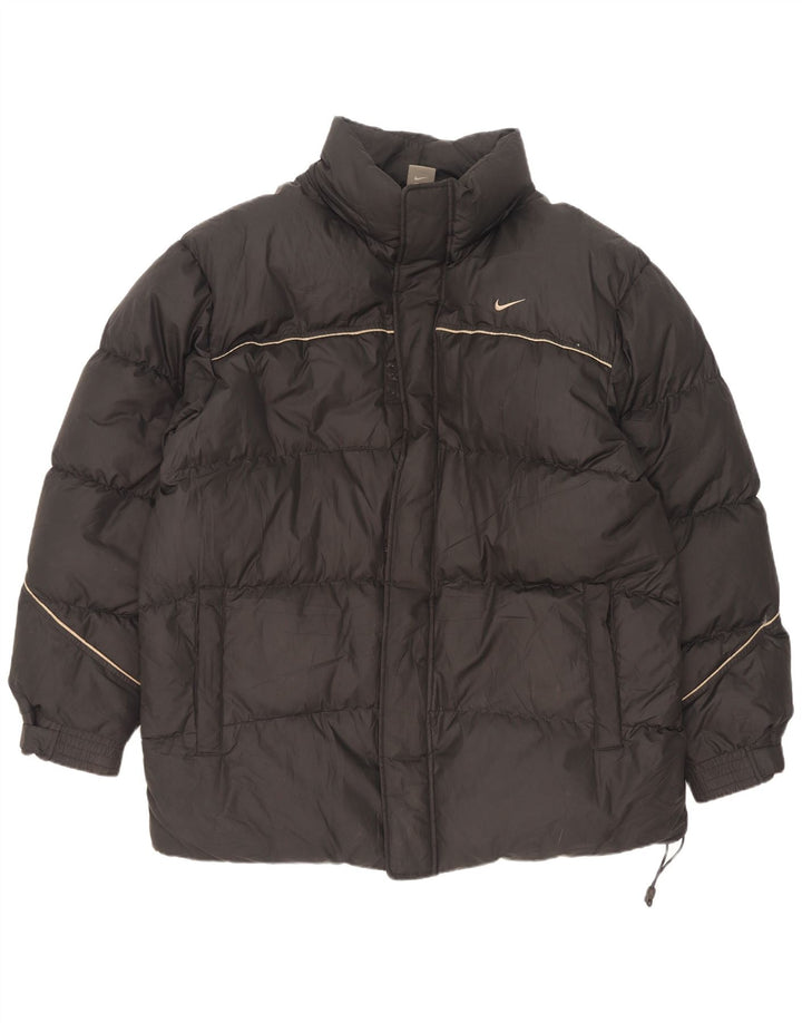 Nike Mens Padded Jacket UK 42 XL Black Polyester