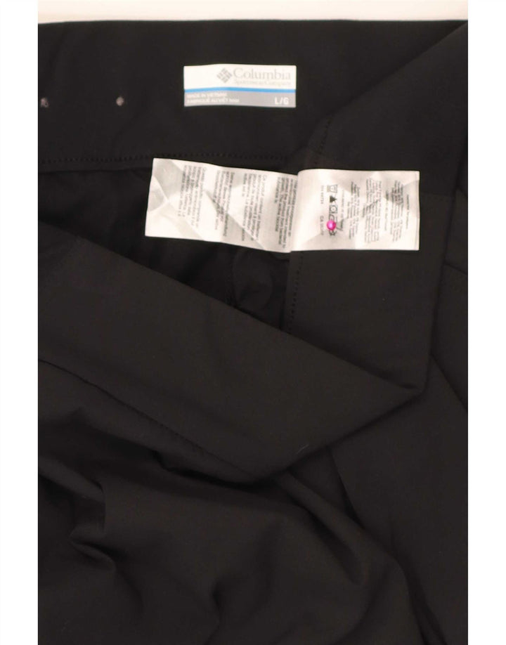 Columbia Womens Mini Skirt Large W34 Black Nylon