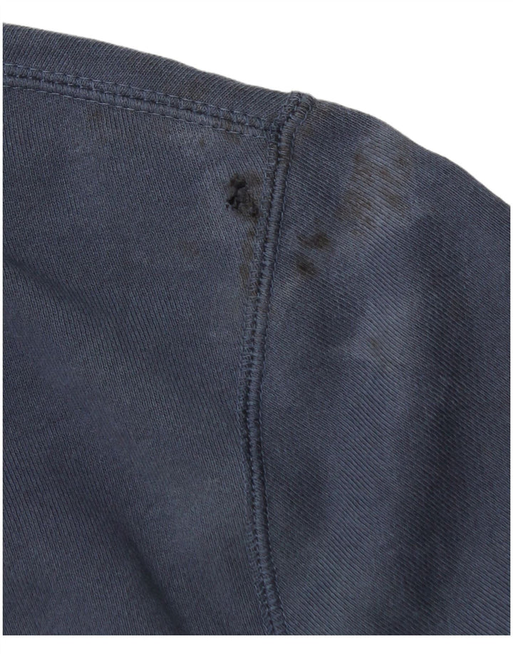 ADIDAS Mens Sweatshirt Jumper Medium Navy Blue Cotton