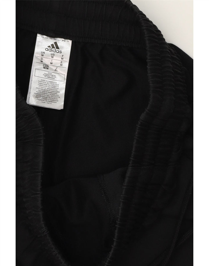 ADIDAS Mens Tracksuit Trousers Joggers Medium  Black Cotton