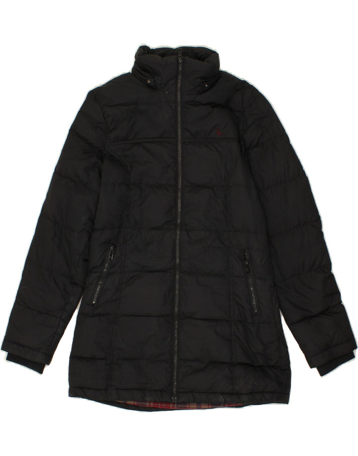 JACK WILLS Womens Padded Jacket UK 12 Medium Black Vintage Jack Wills and Second-Hand Jack Wills from Messina Hembry 