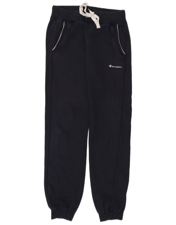 Champion Mens Tracksuit Trousers Joggers Small Navy Blue