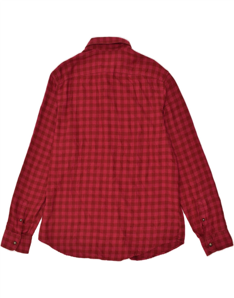 PENGUIN Mens Heritage Slim Fit Shirt XL Red Gingham Cotton | Vintage Penguin | Thrift | Second-Hand Penguin | Used Clothing | Messina Hembry 