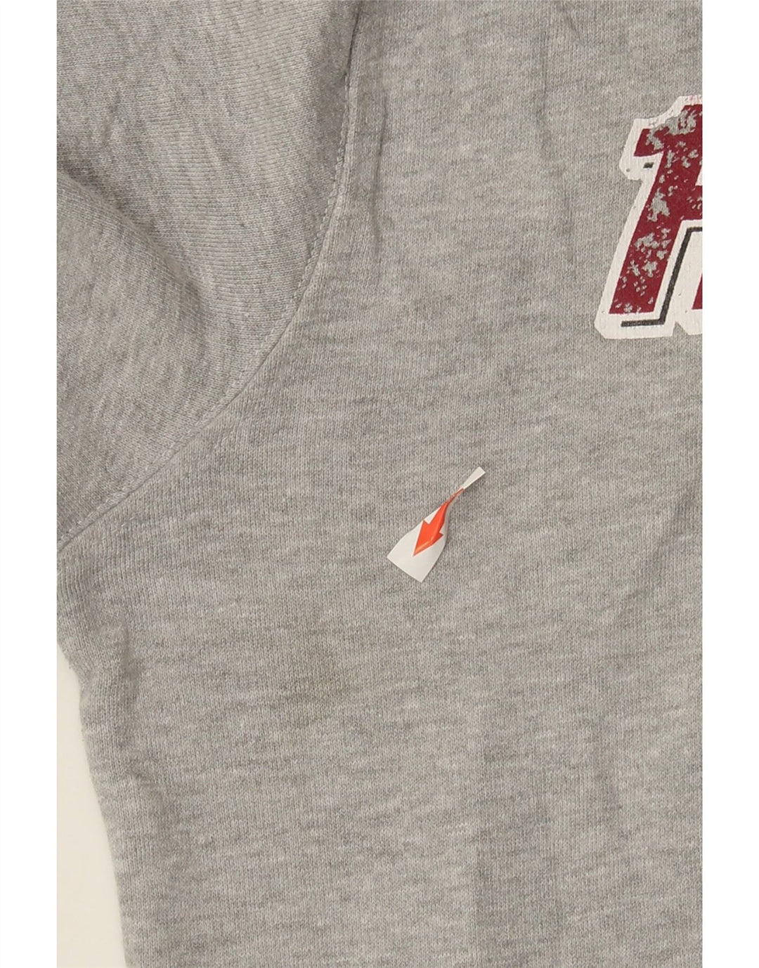 Hard Rock Cafe Mens Brussels Distressed Hoodie Jumper Medium Grey Flecked