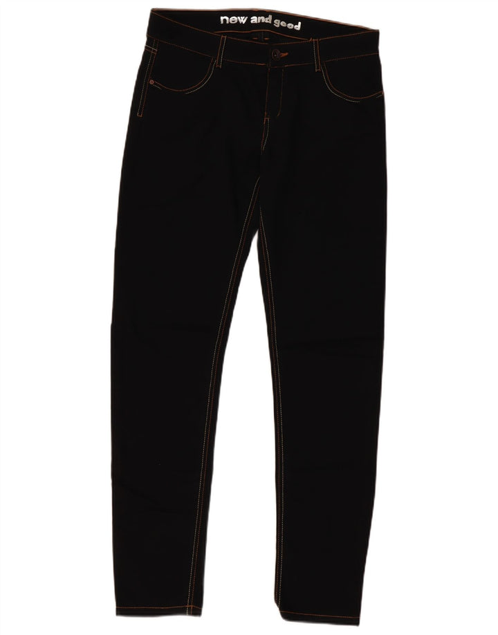 Desigual Womens Slim Casual Trousers W30 L30 Black
