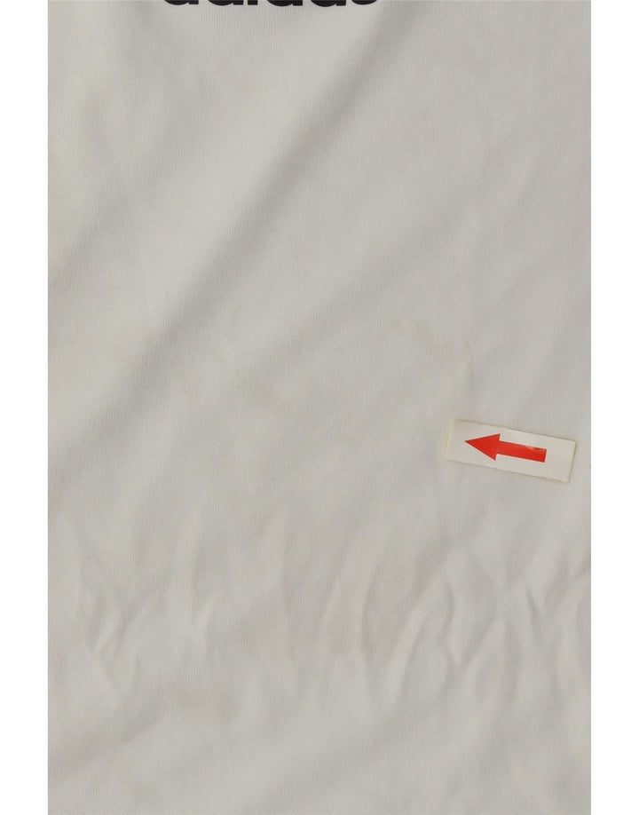 Adidas Mens Aeroready T-Shirt Top Small White Colourblock Polyester