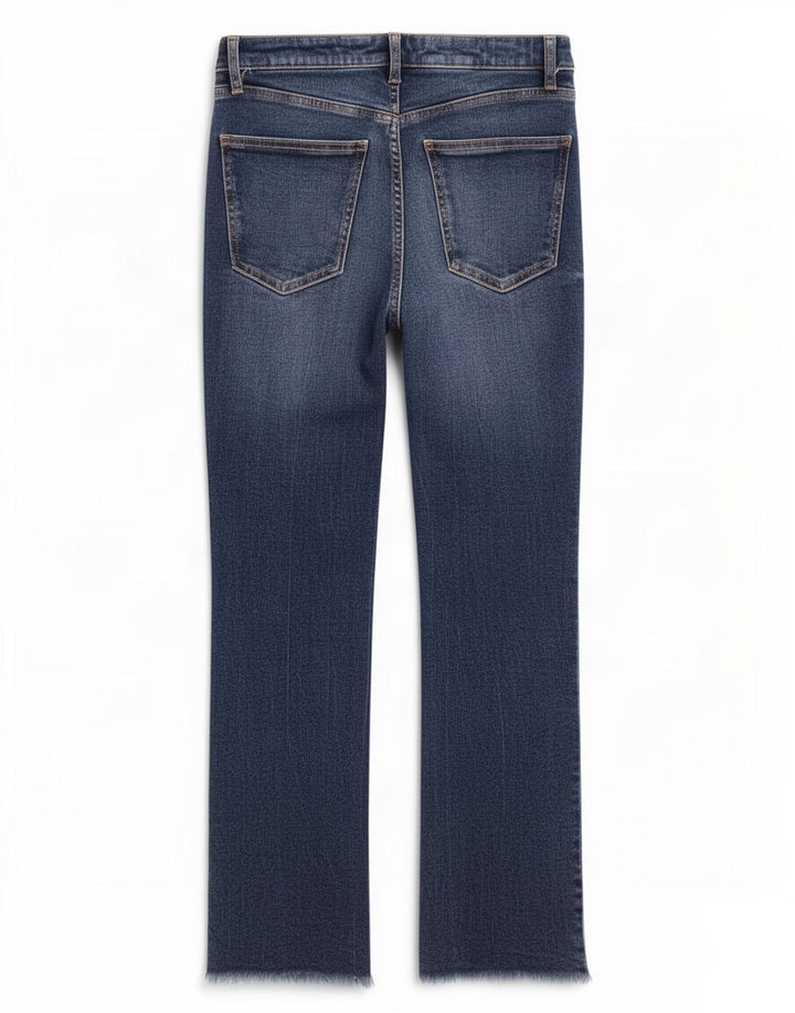 Zara Womens Cropped Jeans EU 38 Small W28 L24 Blue