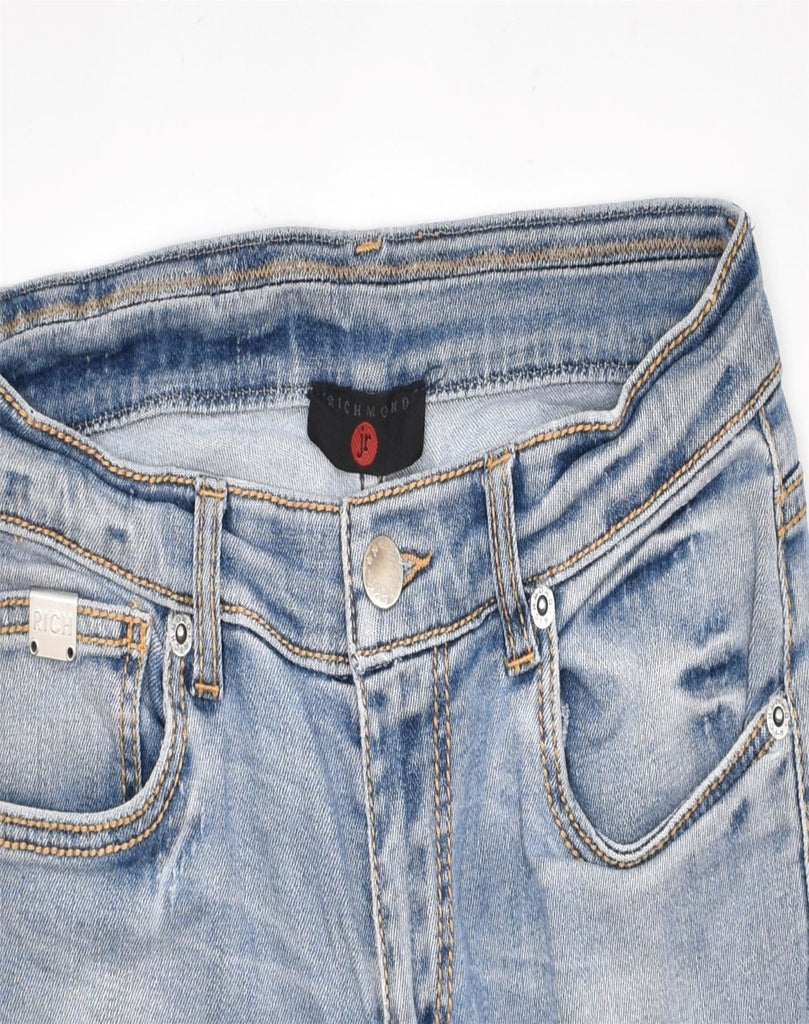 RICHMOND Boys Denim Shorts 11-12 Years W28 Blue Cotton | Vintage | Thrift | Second-Hand | Used Clothing | Messina Hembry 