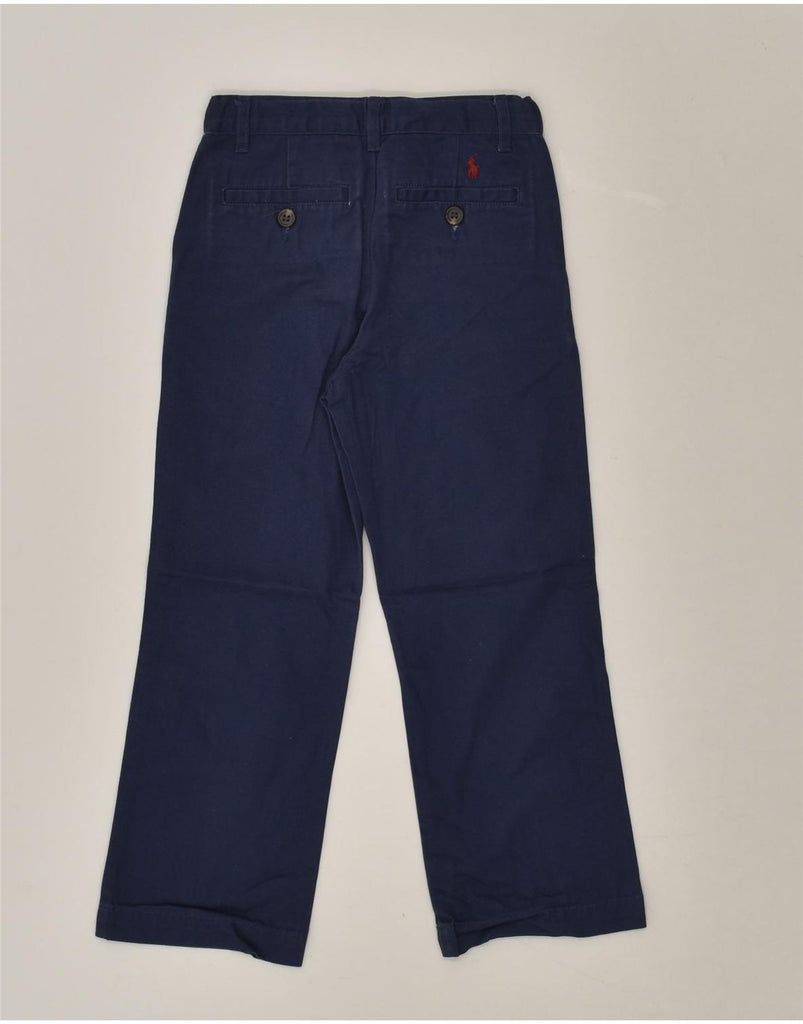 POLO RALPH LAUREN Boys Straight Chino Trousers 4-5 Years W22 L19 Navy Blue | Vintage Polo Ralph Lauren | Thrift | Second-Hand Polo Ralph Lauren | Used Clothing | Messina Hembry 