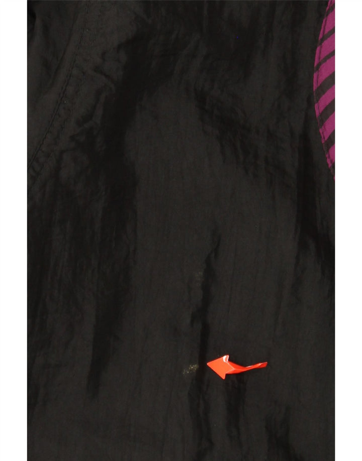 HEAD Womens Oversized Tracksuit Top Jacket UK 18 XL Black Geometric