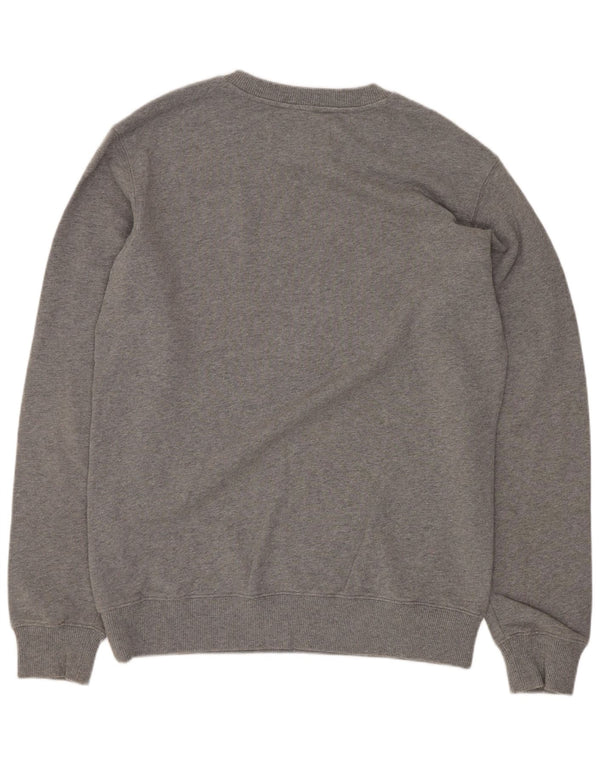 Calvin Klein Jeans Mens Graphic Sweatshirt Jumper Medium Grey Cotton