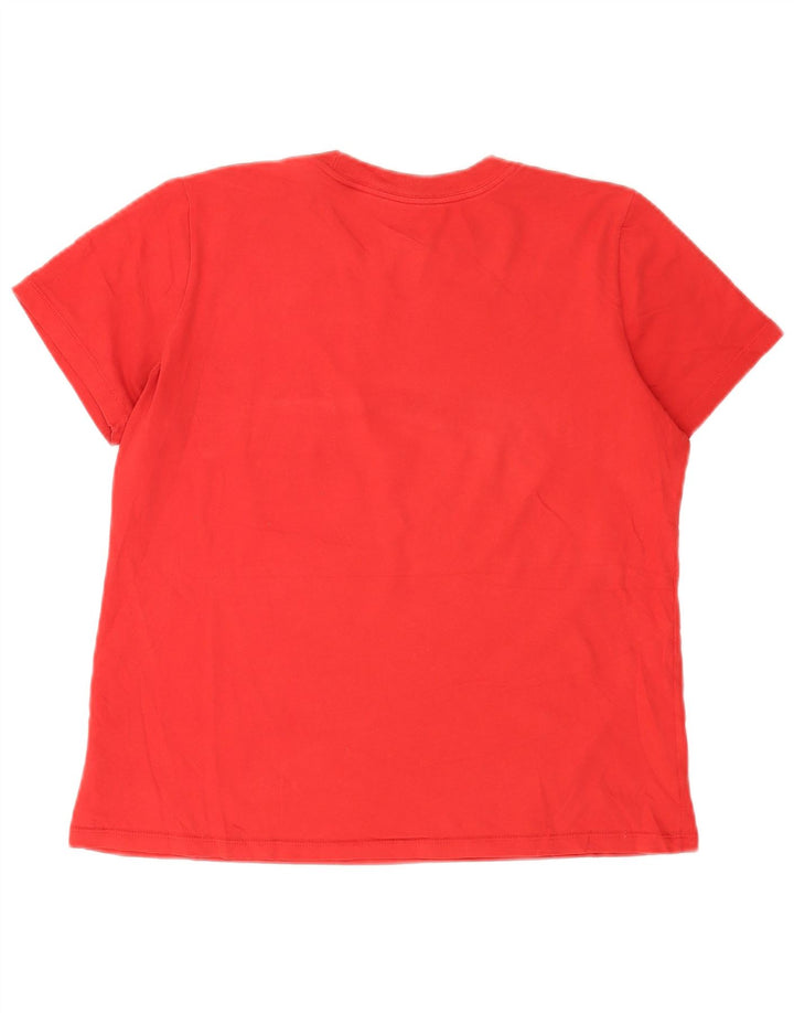 Nike Mens Dri Fit Graphic T-Shirt Top Medium Red Cotton