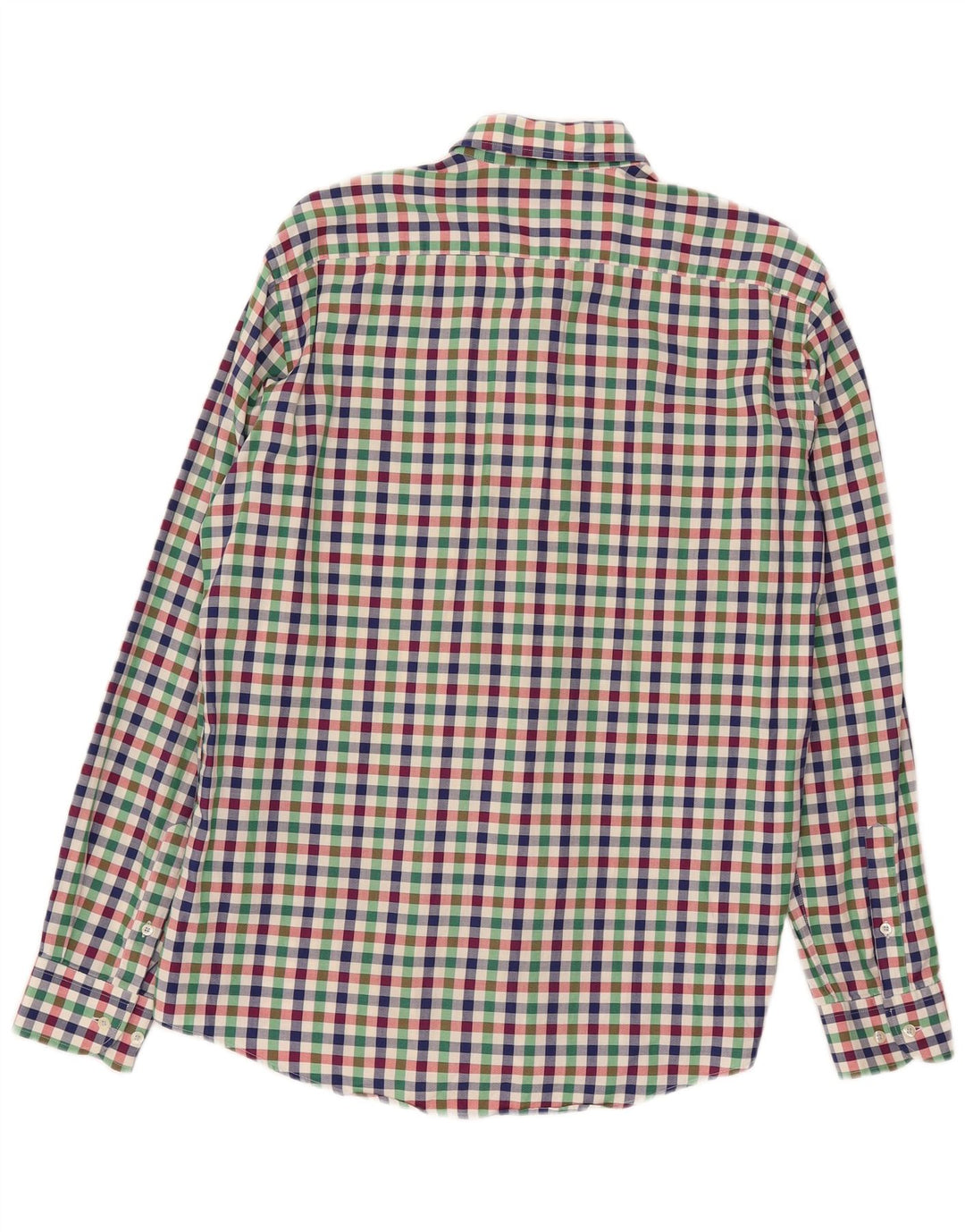 Lacoste Mens Slim Fit Flannel Shirt Size 42 Large Multicoloured Gingham