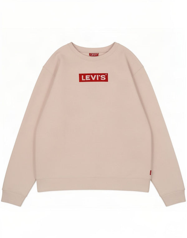 Levi's Mens Graphic Sweatshirt Jumper Small White Cotton