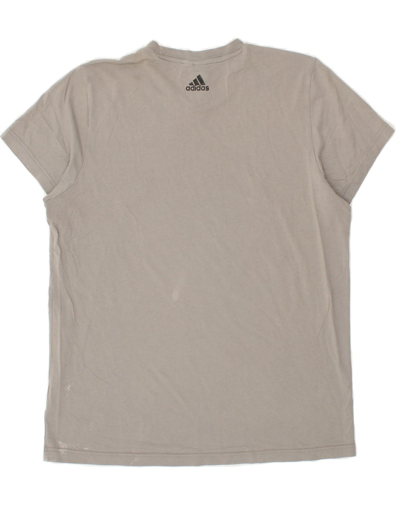 ADIDAS Mens Graphic T-Shirt Top Large Grey | Vintage Adidas | Thrift | Second-Hand Adidas | Used Clothing | Messina Hembry 