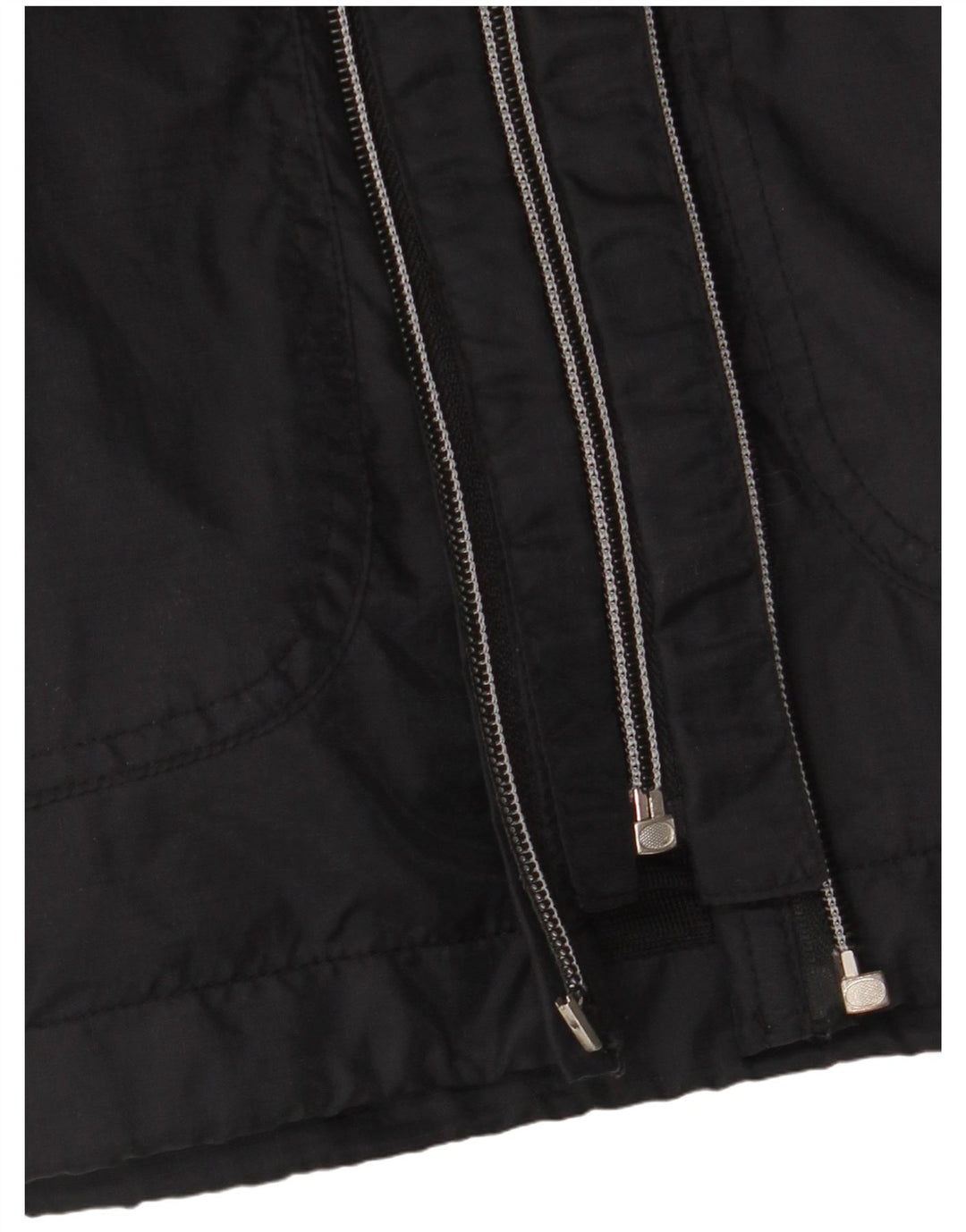 Fila Mens Hooded Windbreaker Jacket UK 40 Large Black Polyamide